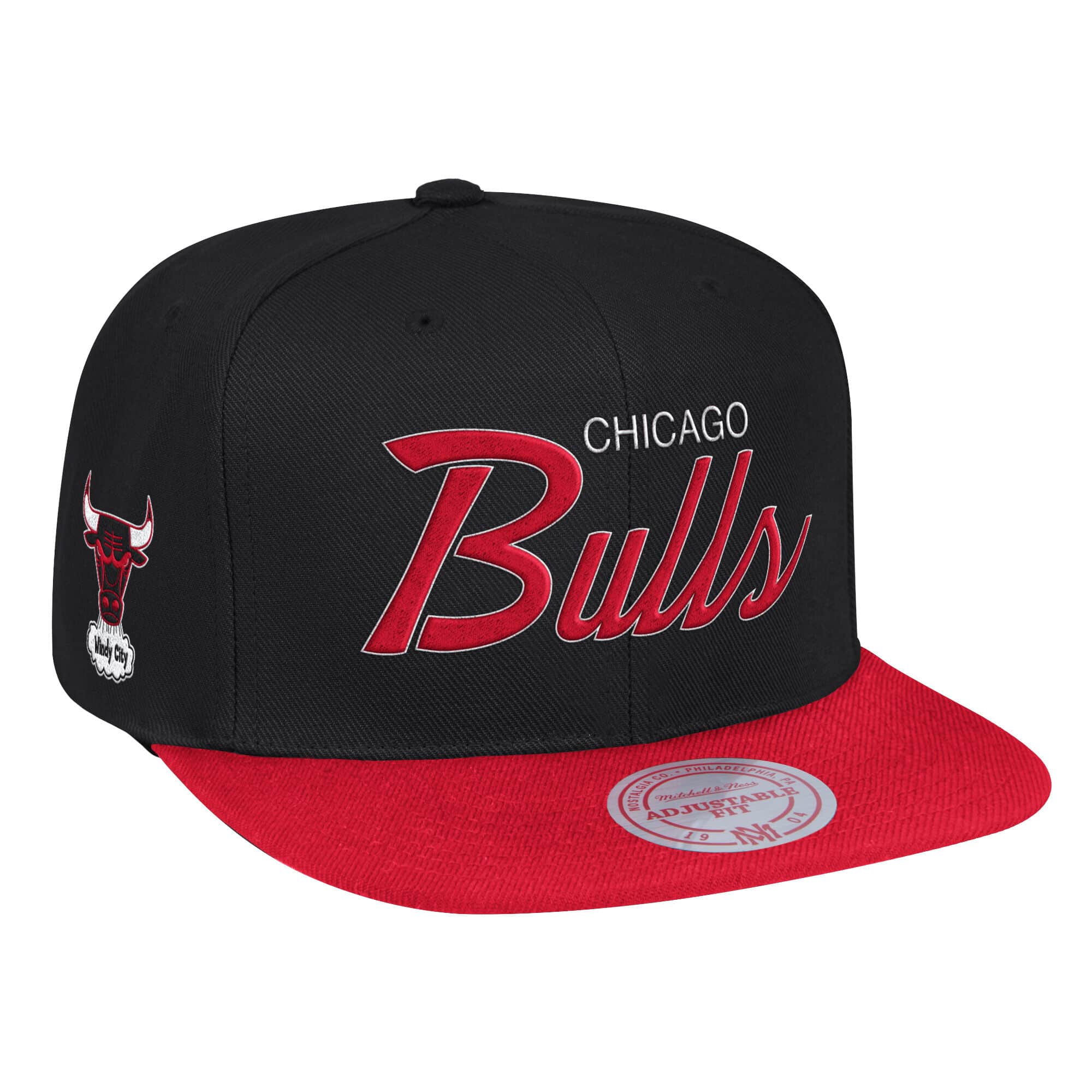 Mitchell & Ness Chicago Bulls Script Snapback Hat