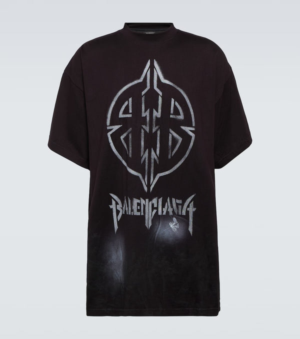 Balenciaga Metal BB cotton jersey T-shirt