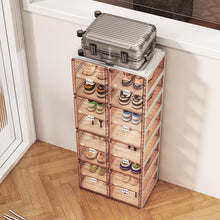 Load image into Gallery viewer, BINSIO 8 Tier Sneaker Rack with Clear Doors
