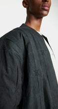 Load image into Gallery viewer, Black Oversized Rasul Bomber
