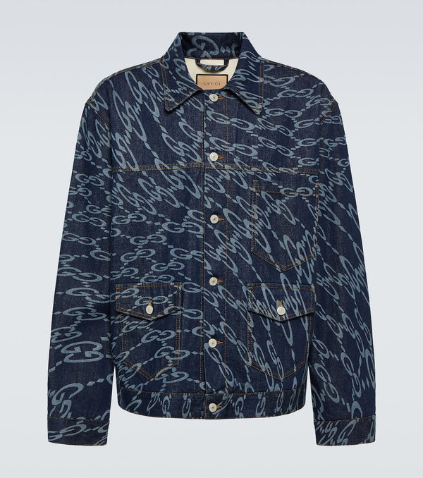 Wavy GG Denim Jacket