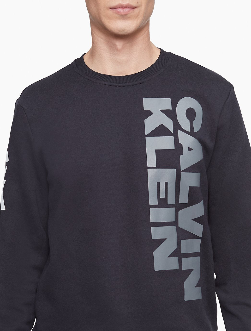 CK NYC Triple Logo Crewneck Sweatshirt