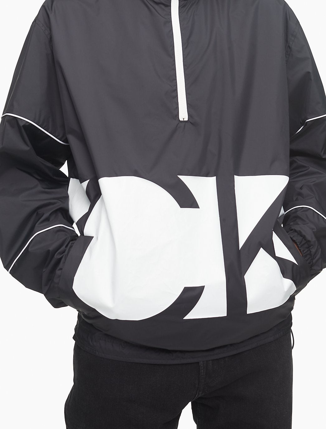 CK Logo Zip Front Jacket