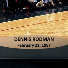 Load image into Gallery viewer, Dennis Rodman Signed Chicago Bulls 11x14 Photo Framed
