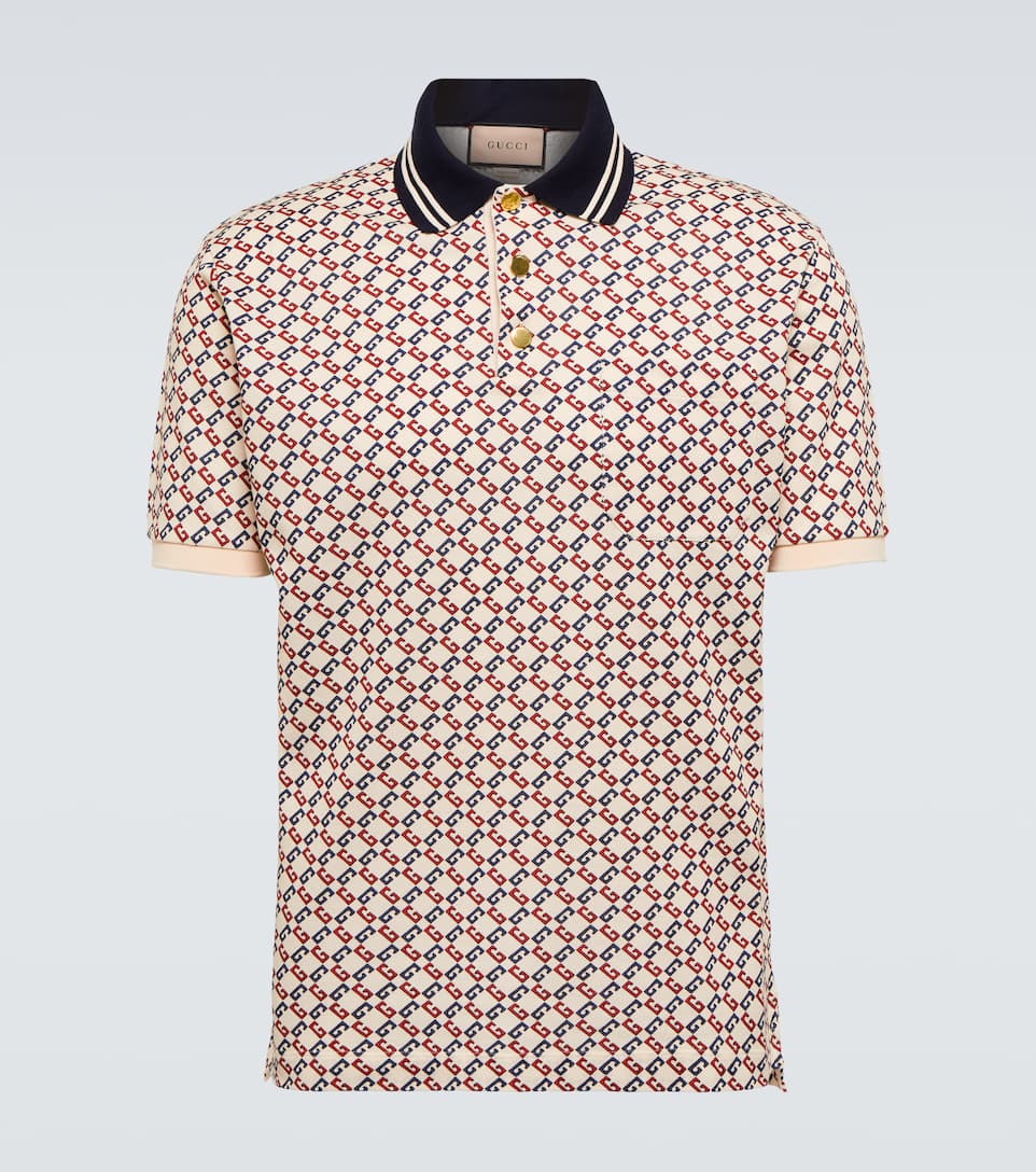 Gucci GG Stretch-Cotton Polo Shirt