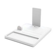 Load image into Gallery viewer, Nytstnd Quad Tray Magsafe Wireless Charging Station + USB-C Port // White Top
